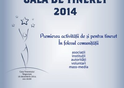 GALA DE TINERET TÂRGOVIȘTE 2014, EDIȚIA I