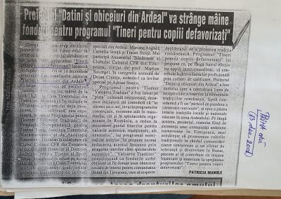 Programul cultural „Valoarea Tradiției”