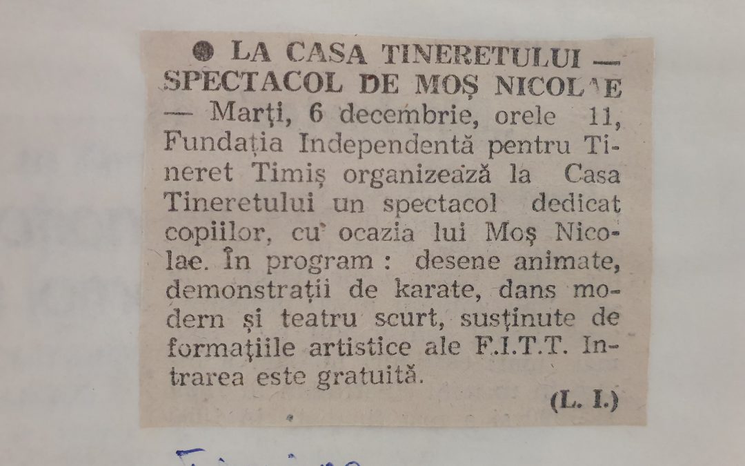 Spectacol de Moș Nicolae