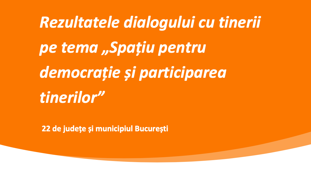 FNT – prin 11 fundații membre – a consultat tinerii din 22 de județe și municipiul București