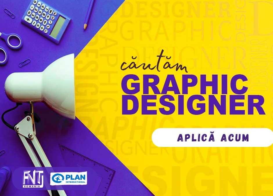 Căutăm graphic designer!